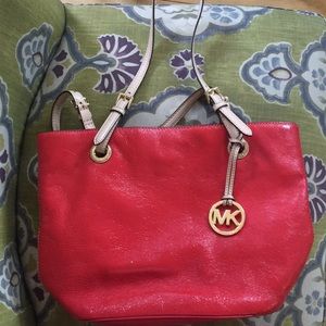 Red Michael Kors Bag